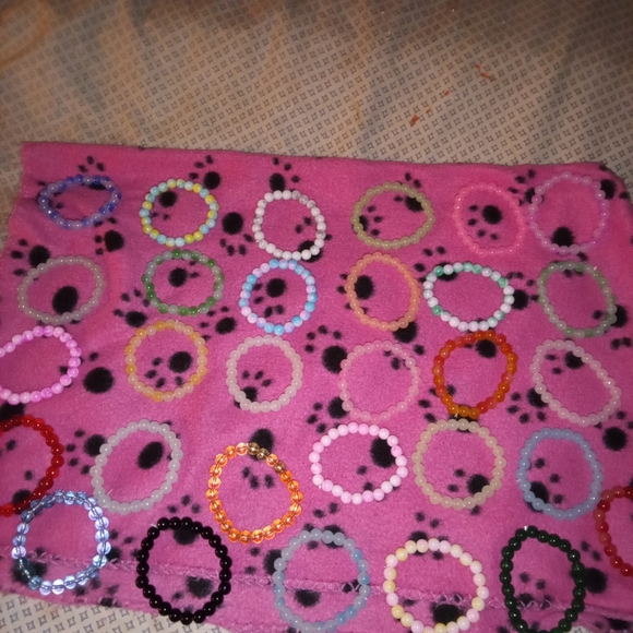 Colorful Beaded Bracelets Set - Picture 1 of 1